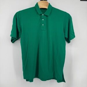 Polo Ralph Lauren Mens XL Solid Green Short Sleeve Shirt Classic Fit Cotton